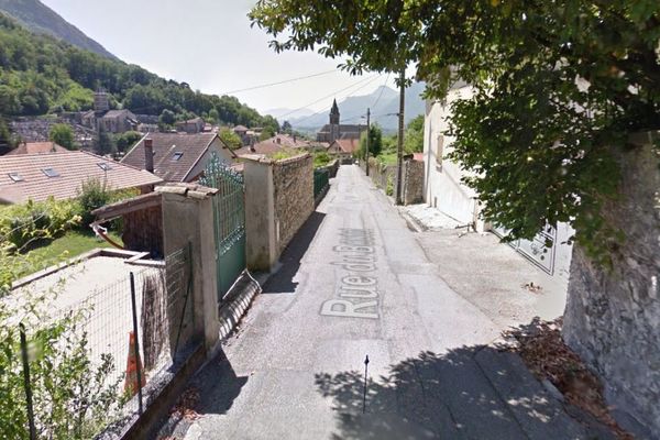 La rue du Boutet à Voreppe où la fuite de gaz a été signalée.