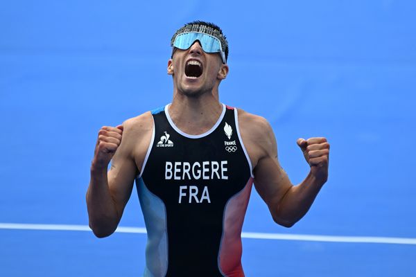 Léo Bergère remporte le bronze au triathlon aux Jo de Paris, le 31 juillet 2024