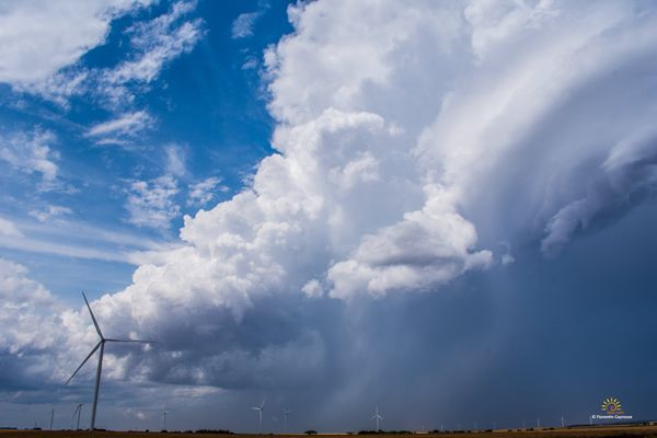 Une supercellulle a été observée dans le ciel du Cher.