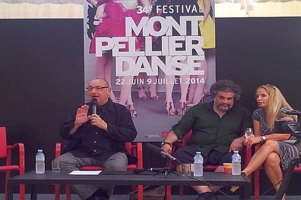 Montpellier - conférence de presse de Jean-Paul Montanari, directeur de Montpellier Danse  - 24 juin 2014.