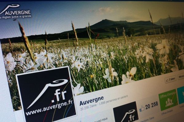 La région Auvergne est, plus que jamais, une des plus suivies sur Facebook avec plus de 20 000 fans.