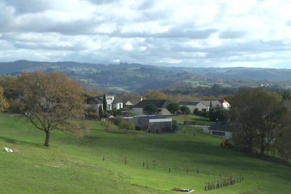 La commune rurale d'Ussac