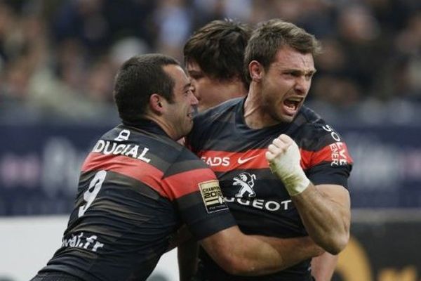 Vincent Clerc lors d'un match du Stade Toulousain, en mars 2013.