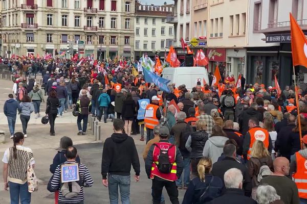 Epinal, le mardi 1er mai, lors de la treizième journée de mobilisation.