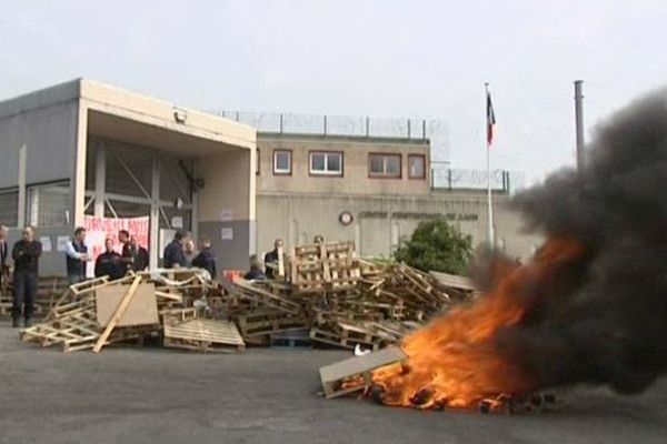 Blocage prison de Laon