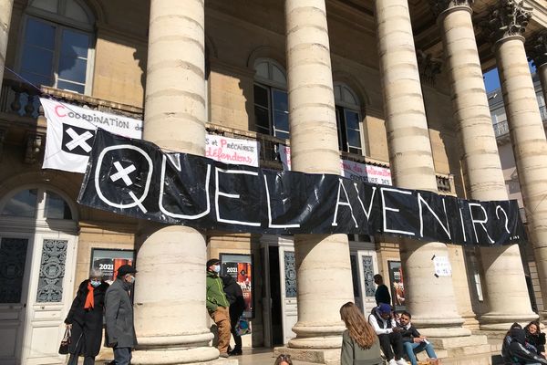 Le Grand Théâtre de Dijon est occupé par les intermittents