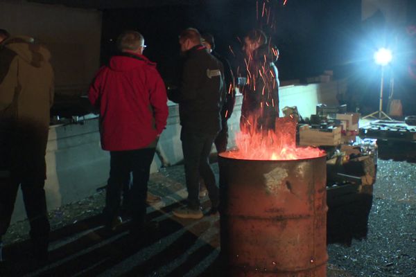 Agriculteurs en colère : le blocage de Loriol dans la Drôme - 30/1/24