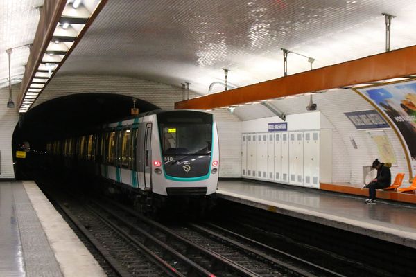 Le métro parisien, en 2018.