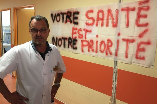 À l'hôpital de Bastia, le service des urgences est en grève depuis le 24 juillet dernier. 