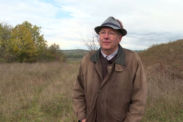 Jean-Philippe Bailleux, propriétaire d'un terrain sous lequel il a découvert l'existence d'une décharge.