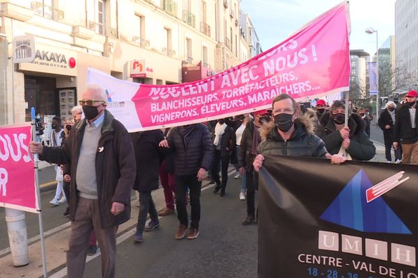 La manifestation s'est déroulée dans le calme à Tours