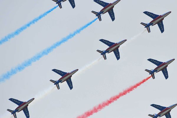 La Patrouille de France en démonstration sera dans le ciel de Cognac