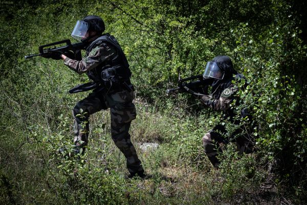 Au camp militaire de La Valbonne, des gendarmes de l'Ain s'inspirent de l'armée pour mieux protéger la population.