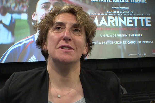 Marinette Pichon, l'ex-footballeuse française a présenté son film en avant-première à Abbeville.