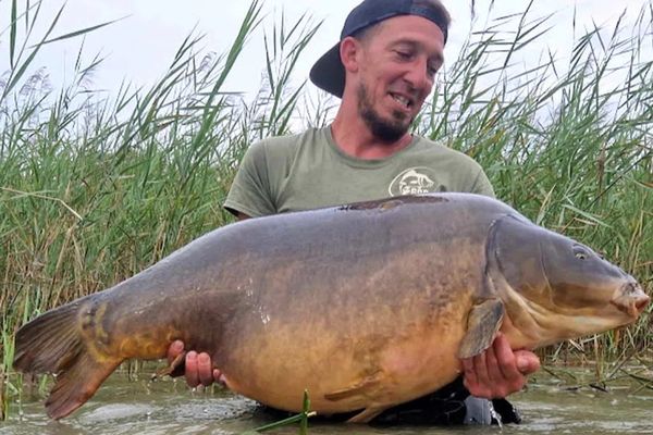 Grégory Stocquart a battu le record du Lac-de-Madine (Meuse).