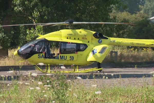 L'un des deux douaniers impliqués à été transporté en hélicoptère jusqu'au CHR de Lille