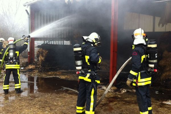 De nombreux moyens des sapeurs pompiers sur plage