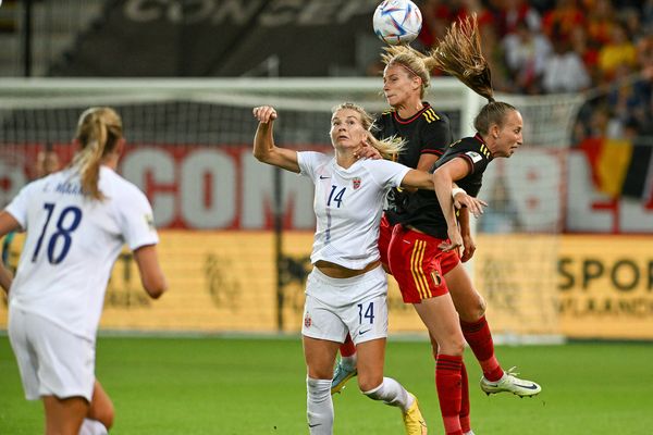 L'attaquante de l'OL féminin Ada Hegerberg s'est blessée au cours du match Belgique-Norvège, il y a un mois, le 2 septembre dernier.