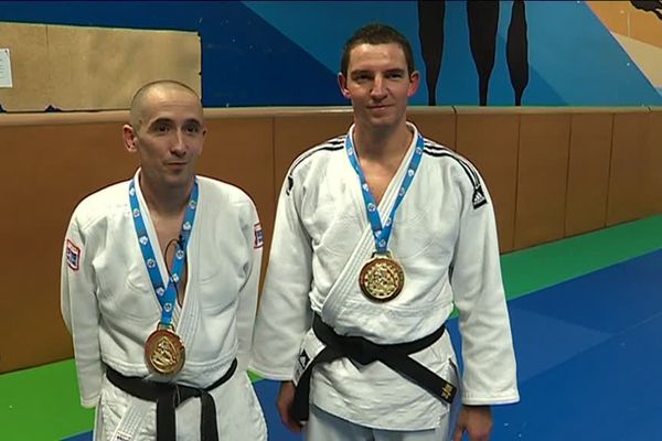 Michel et Laurent Jeuffroy sont double champions du monde de kata