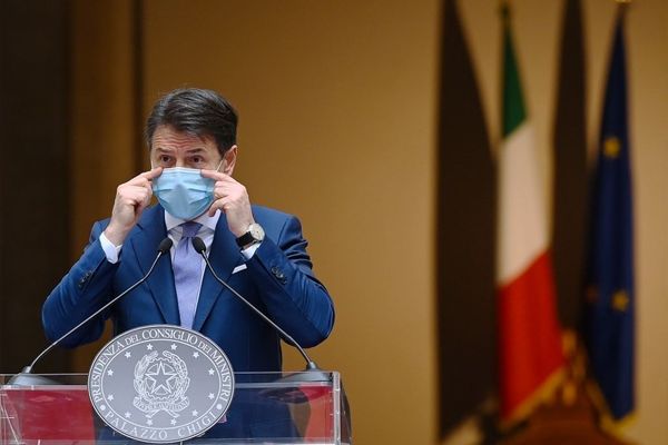 Le chef du gouvernement italien Giuseppe Conte 