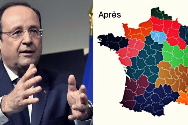 La nouvelle carte des régions de François Hollande