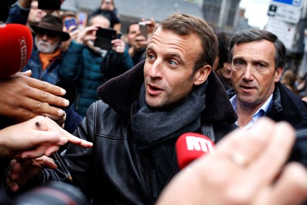 Emmanuel Macron, le 1er novembre 2018 à Honfleur