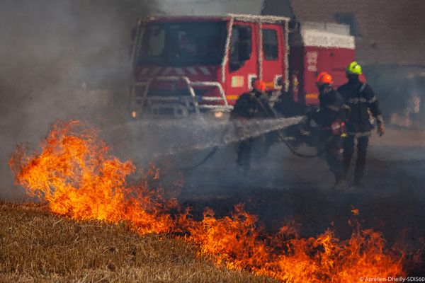 En 2022, le SDIS de l’Oise a réalisé 386 interventions pour des feux de forêts et d’espaces naturels,