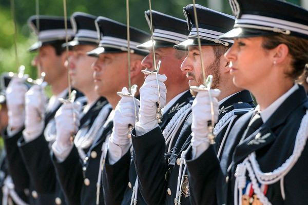 69ème promotion des commissaires de police de l'ENSP de Saint Cyr au Mont d'Or, en 2019 