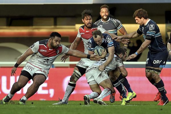 lors du match Montpellier/Toulouse