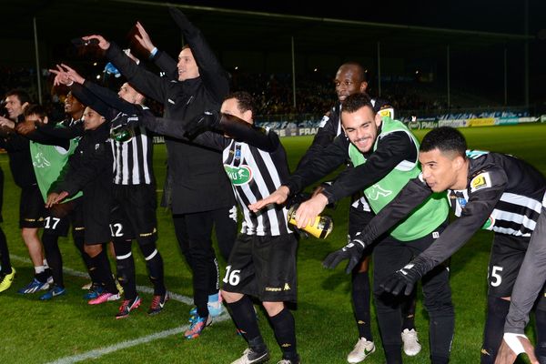 La joie des angevins après la qualification