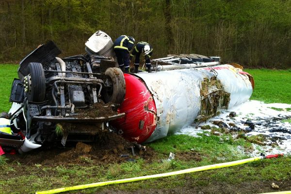 L'accident s'est produit vers 14h30 à Darbonnay dans le Jura