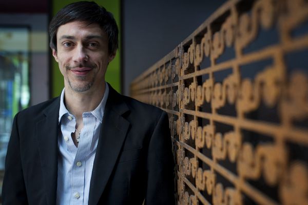 Adrien Poggetti, directeur délégué de Nantes Tech, juste avant le Web2day 2015. 