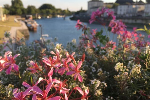 A Saintes en été.