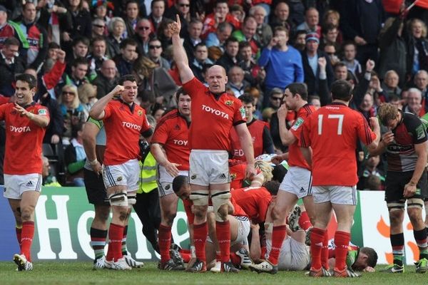 Paul O'Connell, le capitaine de l'équipe du Munster, qui a donné un violent coup de pied dans la tête d'un joueur du Leinster alors au sol ne sera pas sanctionné. Il sera donc sur le terrain de la Mosson à Montpellier face à l'ASM en 1/2 finale de la coupe d'Europe le 27 avril.