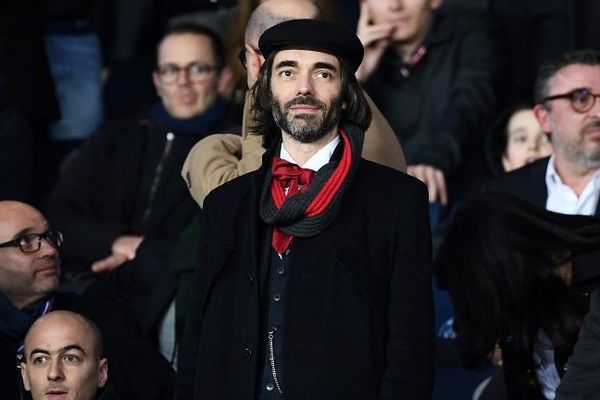 Cédric Villani lors du match PSG - OM, le 17 mars 2019 au Parc des Princes à Paris.