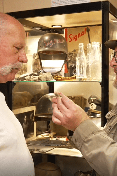 Dans le musée privé de Francis Weyl à Ohnenheim (67), le stylo de la reddition de Paris du 25 août 1944.