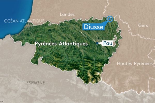 Le tragique accident est survenu à Diusse, dans les Pyrénées-Atlantiques, ce samedi 19 octobre.