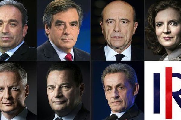 Les sept candidats à la primaire de la droite et du centre