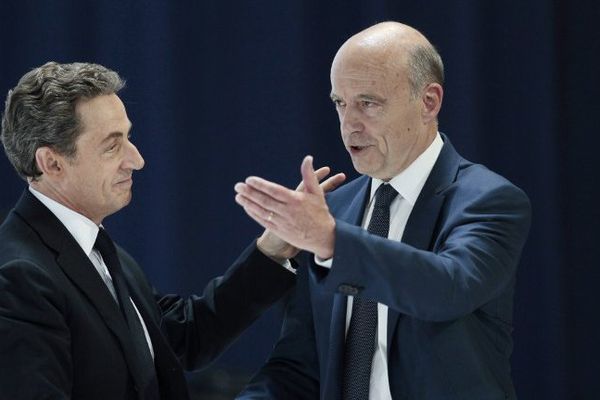 N.Sarkozy et A.Juppé au congrès des Républicains