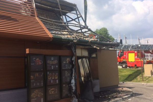 Un incendie s'est déclaré au restaurant Mcdonald's de Lattes samedi 19 mai.