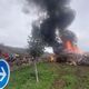 Dans le Lot, des agriculteurs ont allumé sur des ronds points les "feux de la colère".