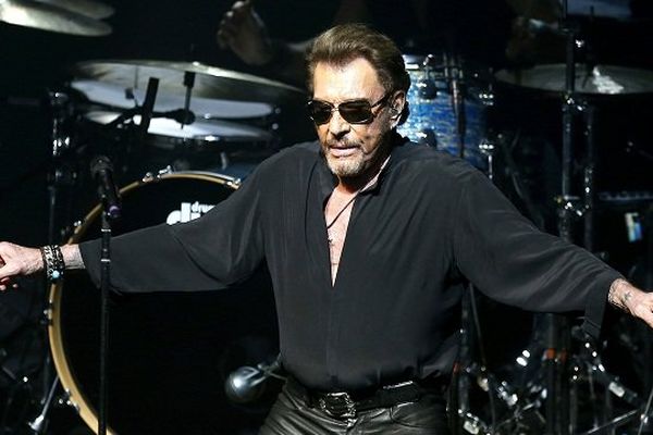 Johnny Hallyday en concert en 2016.