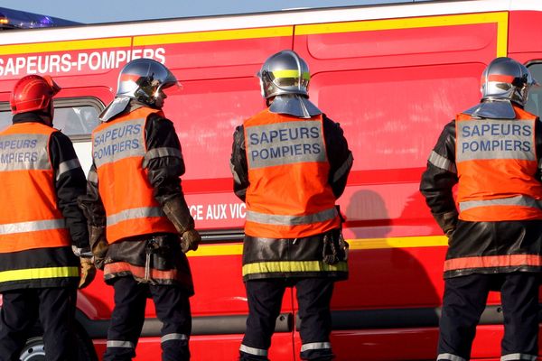 Une quinzaine de pompiers a été déployée sur le site de l'effondrement. (image d'illustration)