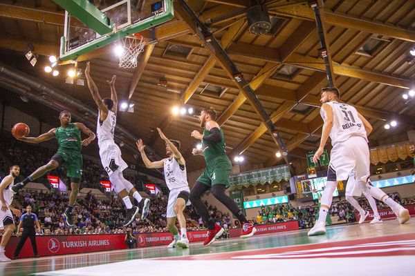 Match aller (60-82) Limoges CSP-Partizan Belgrade au Stade Beaublanc, le 30 octobre 2019