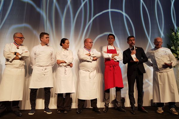 Les chefs de la soirée des Trophées de la gatronomie