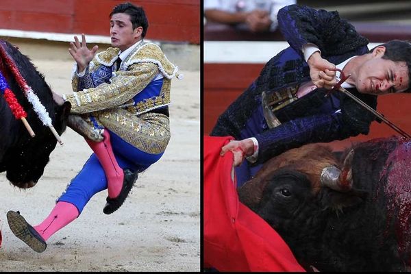 Alberto Aguilar blessé, José Fernando Alzate bousculé. Cali, 26 décembre 2013