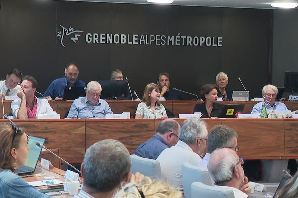 Le conseil métropolitain de Grenoble le vendredi 29 septembre 2023.