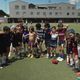 Les enfants de l'école de rugby de Bègles