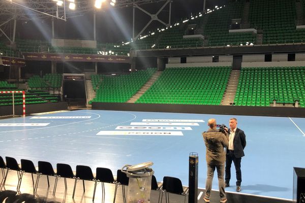 La salle du H Arena de Nantes, le 12 Mars 2020