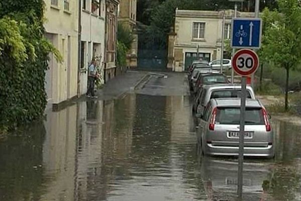 Une rue de Caen, le 22 juillet dernier